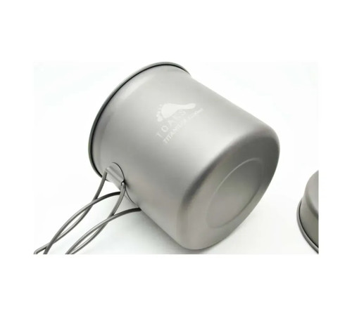 Набір посуду каструля + пательня Toaks Titanium 1100 мл Pot with Pan
