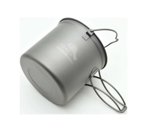 Каструля з розкладними ручками Toaks Titanium 1100 мл Pot with Bail Handle Каструля з розкладними ручками Toaks Titanium 1100 мл Pot with Bail Handle
