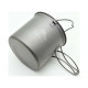 Каструля з розкладними ручками Toaks Titanium 1100 мл Pot with Bail Handle