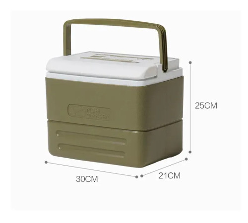 Термобокс Mobi Garden NX20671031 8,5 л, зелений Термобокс Mobi Garden NX20671031 8,5 л, зелений