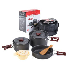 Набір посуду Naturehike NH15T203-G 3-4 NH, сірий