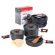 Набір посуду Naturehike NH15T203-G 3-4 NH, сірий