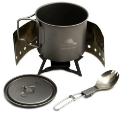 Набір для приготування їжі Toaks Ultralight Titanium Cook System 