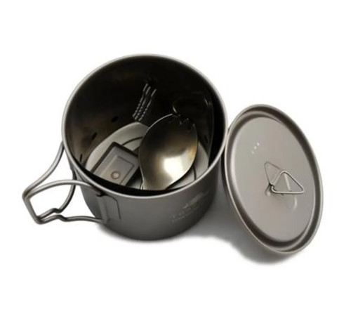Набір для приготування їжі Toaks Ultralight Titanium Cook System Набір для приготування їжі Toaks Ultralight Titanium Cook System