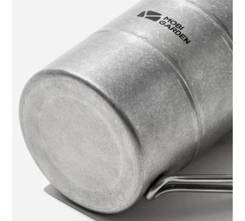Чашка Mobi Garden Barrel Mug NX21666063 350 мл, срібляста Чашка Mobi Garden Barrel Mug NX21666063 350 мл, срібляста