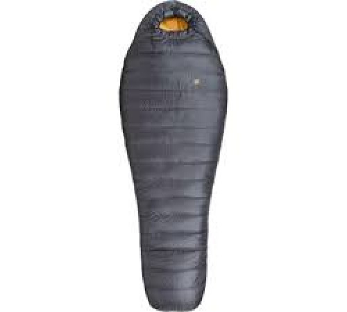 Спальник пуховий Turbat NOX 250 grey/cheddar orange - 195 см - сірий/помаранчевий