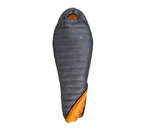 Спальник пуховий Turbat NOX 250 grey/cheddar orange - 195 см - сірий/помаранчевий