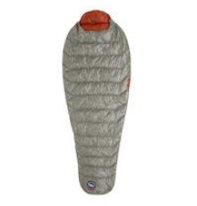 Спальник Big Agnes Pluton UL 40 (850 DownTek) Regular gray/pumpkin - Left Zip