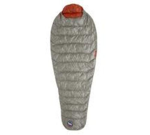 Спальник Big Agnes Pluton UL 40 (850 DownTek) Regular gray/pumpkin - Left Zip