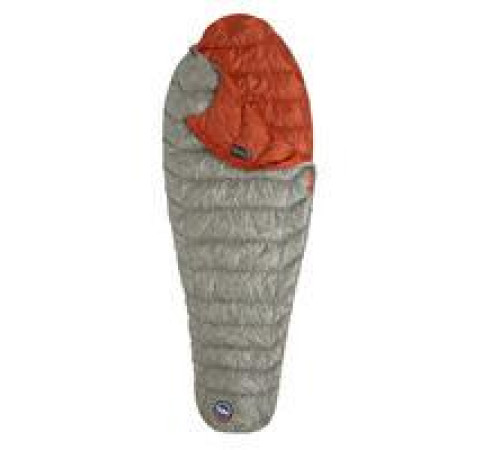 Спальник Big Agnes Pluton UL 40 (850 DownTek) Regular gray/pumpkin - Left Zip