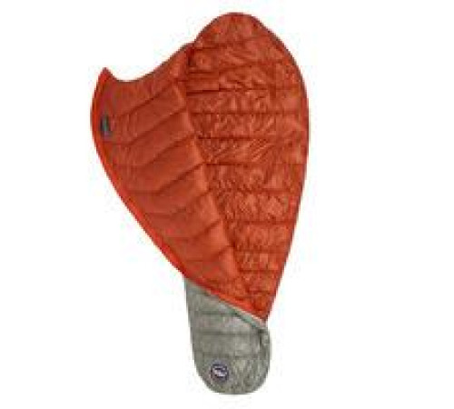 Спальник Big Agnes Pluton UL 40 (850 DownTek) Regular gray/pumpkin - Left Zip