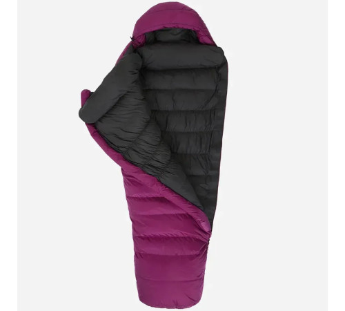 Спальний мішок ME Glacier 700 Womens Long Down LZ Foxglove ME-003522.01131.LonLZ, фіолетовий Спальний мішок ME Glacier 700 Womens Long Down LZ Foxglove ME-003522.01131.LonLZ, фіолетовий