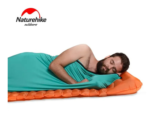 Вкладиш для спального мішка Naturehike NH17N002-D, світло-блакитний Вкладиш для спального мішка Naturehike NH17N002-D, світло-блакитний