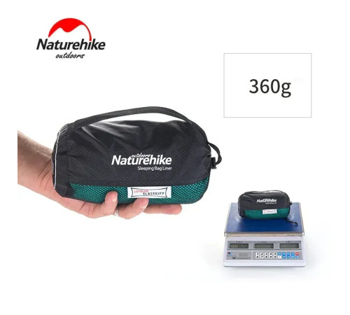 Вкладиш для спального мішка Naturehike NH17N002-D, світло-блакитний Вкладиш для спального мішка Naturehike NH17N002-D, світло-блакитний