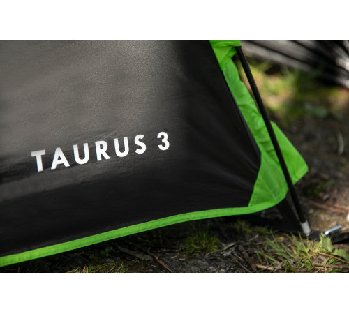 Намет туристичний Peme Taurus 3 чорно-зелений Намет туристичний Peme Taurus 3 чорно-зелений