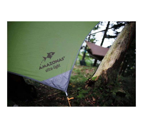 Тент Amazonas Traveller Tarp, 340 х 168 см - темно-зелений Тент Amazonas Traveller Tarp, 340 х 168 см - темно-зелений
