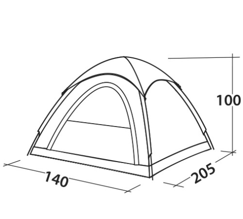 Намет двомісний Easy Camp Comet 200 Rustic Green (120404) Намет двомісний Easy Camp Comet 200 Rustic Green (120404)