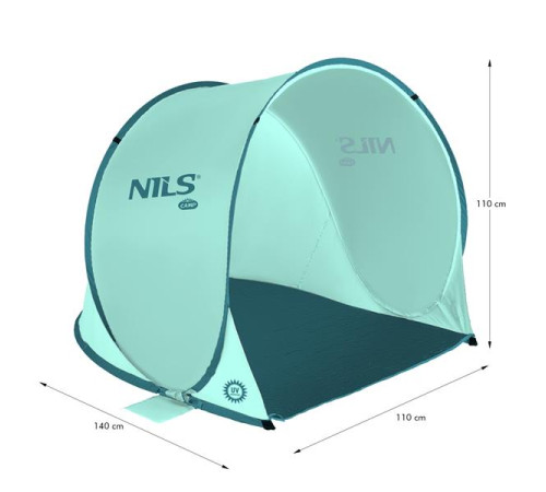 Пляжний намет NILS POP UP NC3173 м'ятний Пляжний намет NILS POP UP NC3173 м'ятний