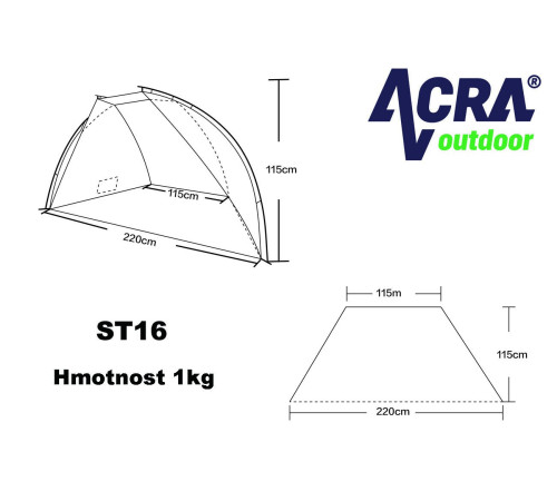 Пляжний намет ST16 ACRA