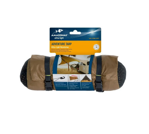 Тент Amazonas Adventure Tarp, коричневий Тент Amazonas Adventure Tarp, коричневий