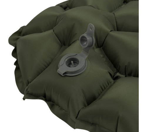 Килимок надувний Highlander Nap-Pak Inflatable Sleeping Mat AIR071 190x55 см, оливковий