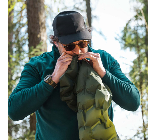Килимок надувний Highlander Nap-Pak Inflatable Sleeping Mat AIR071 190x55 см, оливковий