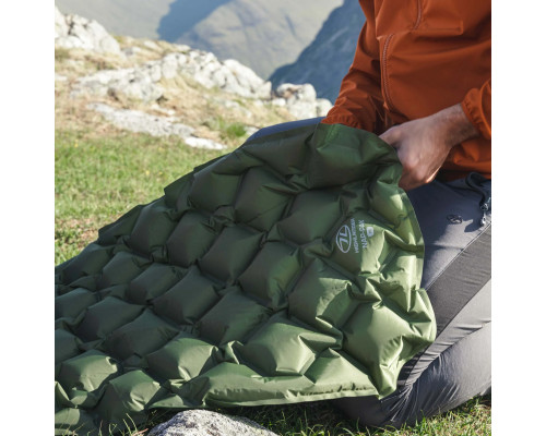 Килимок надувний Highlander Nap-Pak Inflatable Sleeping Mat XL 5 cm Olive (AIR073-OG)