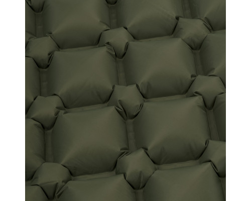 Килимок надувний Highlander Nap-Pak Inflatable Sleeping Mat PrimaLoft 5 cm Olive (AIR072-OG)