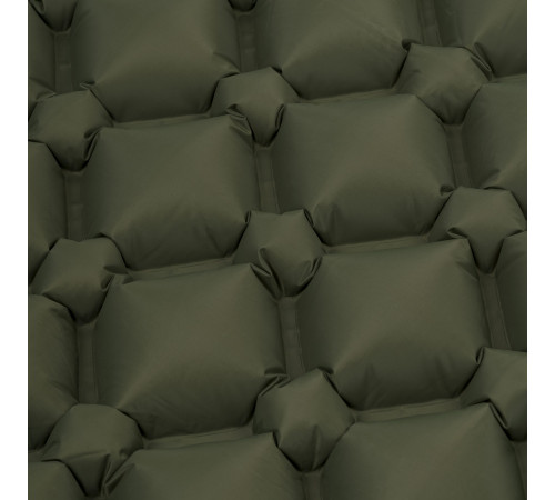 Килимок надувний Highlander Nap-Pak Inflatable Sleeping Mat PrimaLoft 5 cm Olive (AIR072-OG)