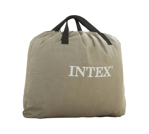 Матрац надувний Intex 64162ND з електронасосом 191x99 см сіро-бежевий Матрац надувний Intex 64162ND з електронасосом 191x99 см сіро-бежевий
