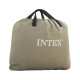 Матрац надувний Intex 64162ND з електронасосом 191x99 см сіро-бежевий