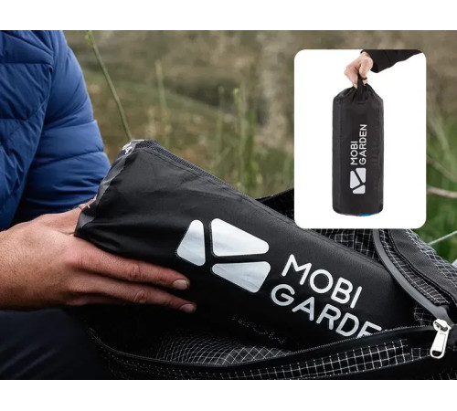 Килимок надувний Mobi Garden Taurus NX20663004 90 мм, сірий Килимок надувний Mobi Garden Taurus NX20663004 90 мм, сірий