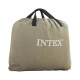 Матрац надувний Intex 64414ND з вбудованим електронасосом 203x152 см, чорно-сірий