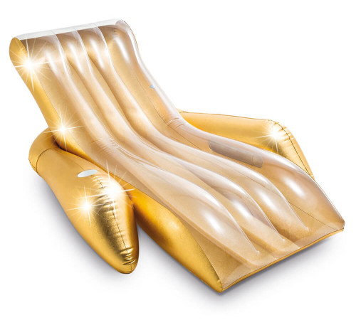 Надуване крісло Intex 56803 (175 x 119 x 61см) золоті Надуване крісло Intex 56803 (175 x 119 x 61см) золоті
