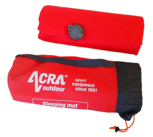 Матрац надувний ACRA L48-CRV 188х55 см, червоний Матрац надувний ACRA L48-CRV 188х55 см, червоний