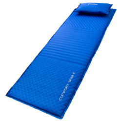 Матрац самонадувний KingCamp Comfort 198х63х4 см, синій