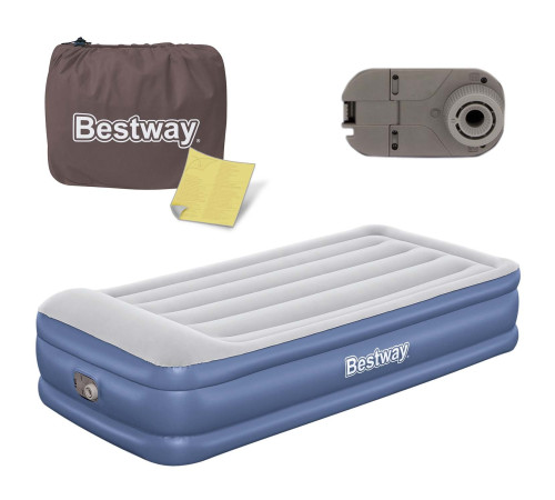 Матрац надувний Bestway 67628 з насосом 191x97x46 см Матрац надувний Bestway 67628 з насосом 191x97x46 см
