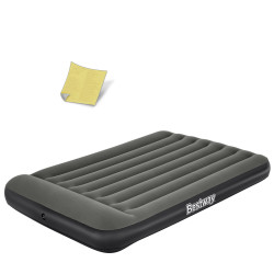 Матрац надувний Bestway 67681 191x137 см, чорно-сірий