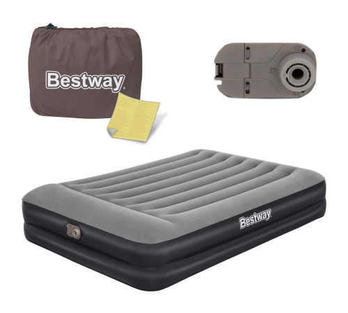 Матрац надувний Bestway 67403 з вбудованим насосом 203x152x46 см Матрац надувний Bestway 67403 з вбудованим насосом 203x152x46 см
