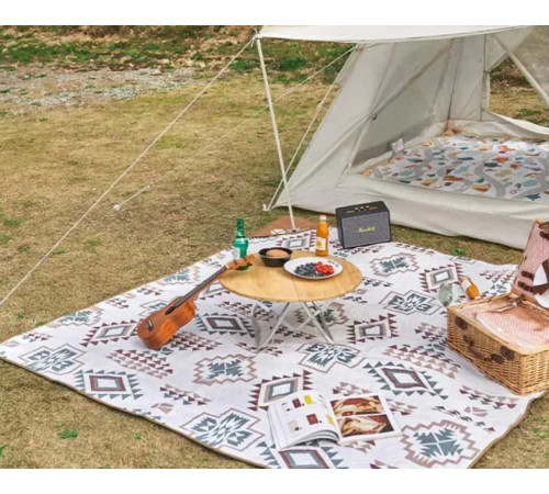 Килимок для пікніка Mobi Garden Ultrasound picnic NX22663020 200 х 200 см, хакі Килимок для пікніка Mobi Garden Ultrasound picnic NX22663020 200 х 200 см, хакі