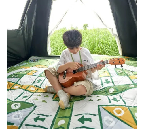Килимок для пікніка Mobi Garden Camp NX23663021 200 х 200 см, зелений Килимок для пікніка Mobi Garden Camp NX23663021 200 х 200 см, зелений