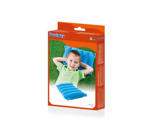 Подушка надувна Bestway 67485-blue 38x24 см, блакитна