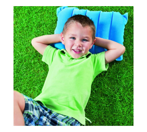 Подушка надувна Bestway 67485-blue 38x24 см, блакитна