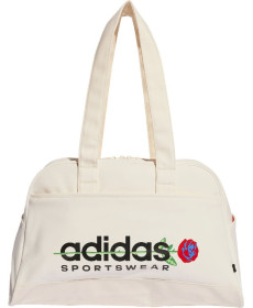 Дорожня спортивна сумка Adidas Essentials Flower Bowl Shoulder бежева IP9770