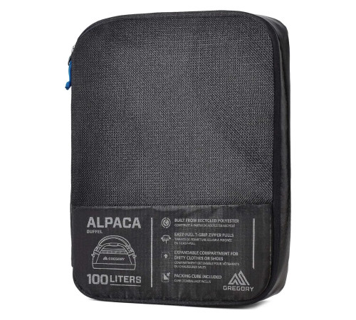 Cумка Gregory 100 л TECH DUFFELS ALPACA OBSID.BLCK 147932/0413 Cумка Gregory 100 л TECH DUFFELS ALPACA OBSID.BLCK 147932/0413
