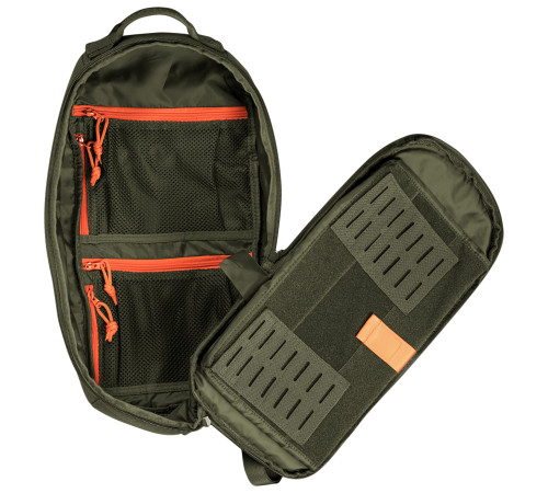 Рюкзак тактичний однолямковий Highlander Stoirm Gearslinger 12L - оливковий