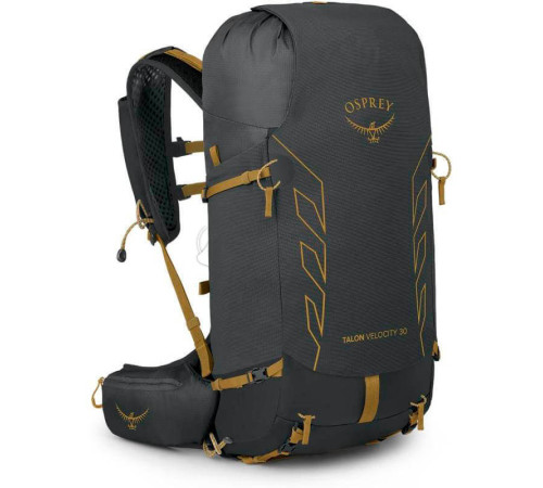 Рюкзак Osprey Talon Velocity 30 dark charcoal/tumbleweed yellow - L/XL - чорний