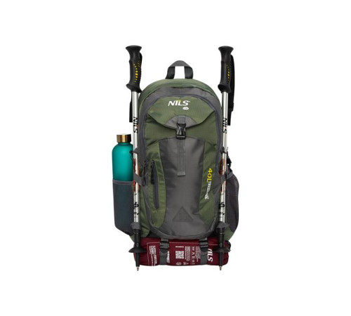 Туристичний рюкзак 40л NILS CAMP TREELINE NC1733 темно-зелений Туристичний рюкзак 40л NILS CAMP TREELINE NC1733 темно-зелений