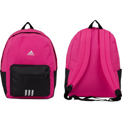 Шкільний міський спортивний рюкзак Adidas adidas Classic Badge of Sport 3-Stripes рожево-чорний IK5723