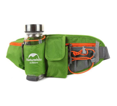 Сумка на пояс Naturehike NH15E001-B 5 л, яскраво-зелена Сумка на пояс Naturehike NH15E001-B 5 л, яскраво-зелена